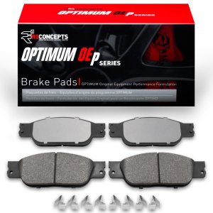 Jaguar Vanden Plas Brake Pads - Front - R1 Concepts - Optimum OE - `03-`05